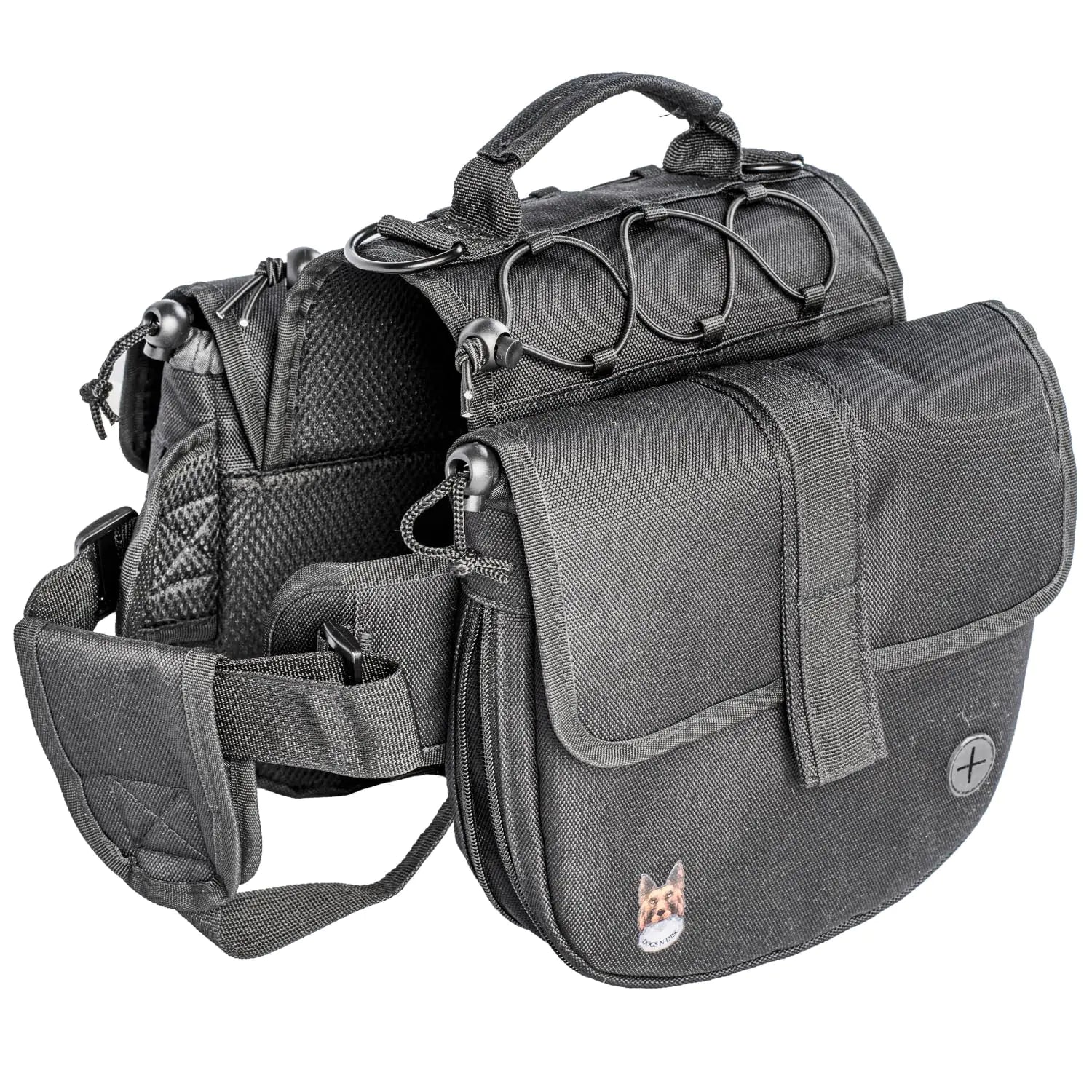 Dog Hiking Backpack with Side Pockets