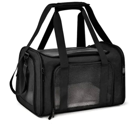 Waterproof Pet Travel Bag in use