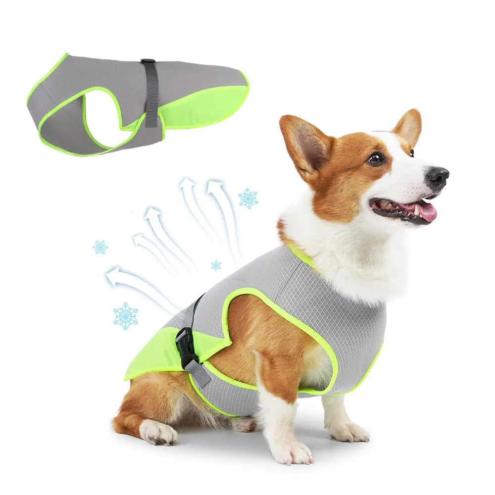 Evaporative Cooling Dog Vest with UV Protection