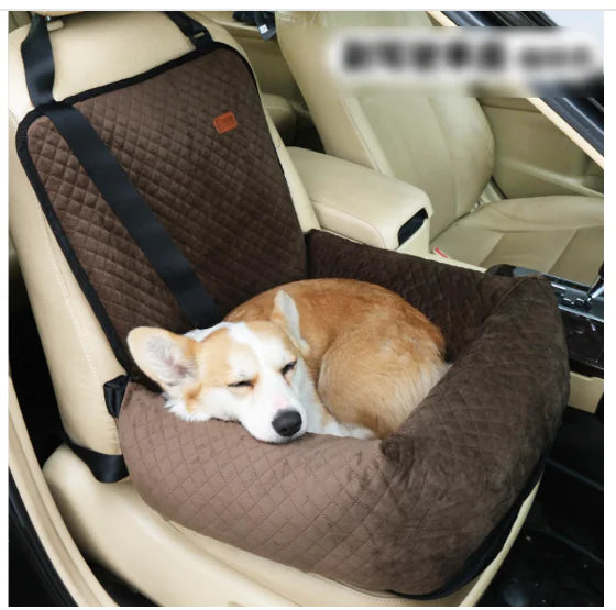 Dog Car Booster Seat storage pocket